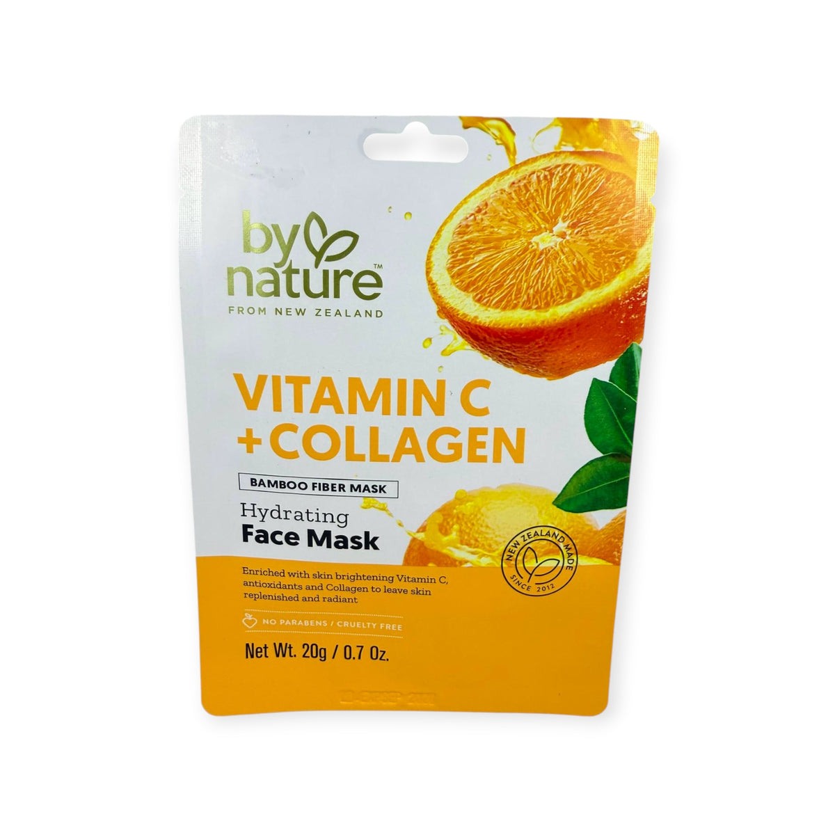 by nature – Vitamin C + Collagen Mask (Bamboo)
